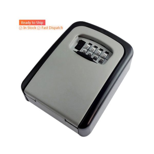 thumbnail image 2 of Miniduino 4-Digit Key Safe Lock Box – Wall Mount, Outdoor, ABS Plastic Key Storage 2 of 5