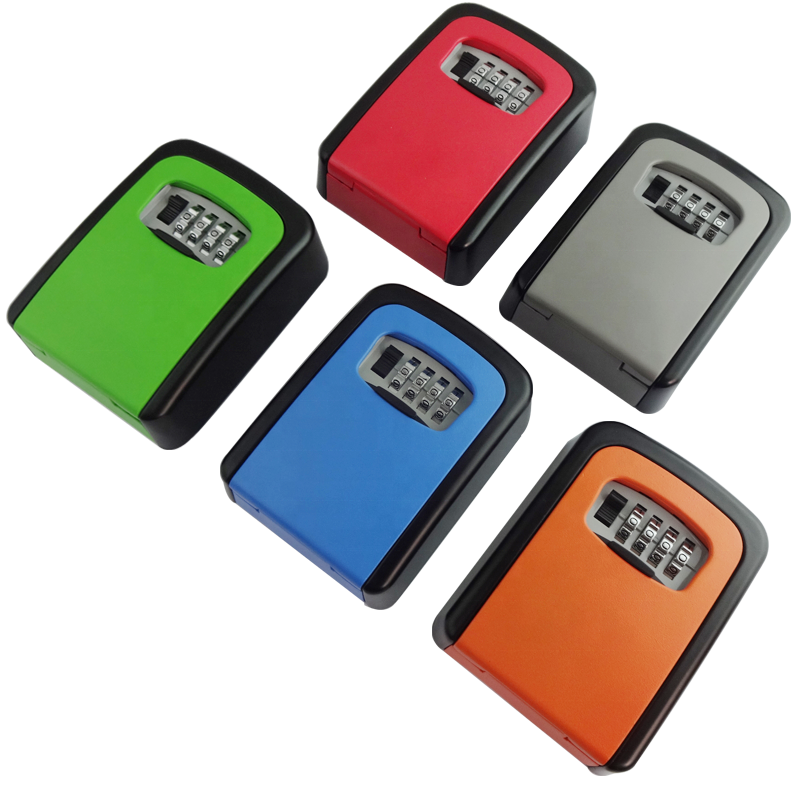 thumbnail image 2 of Miniduino 4-Digit Key Safe Lock Box – Wall Mount, Outdoor, ABS Plastic Key Storage 2 of 5